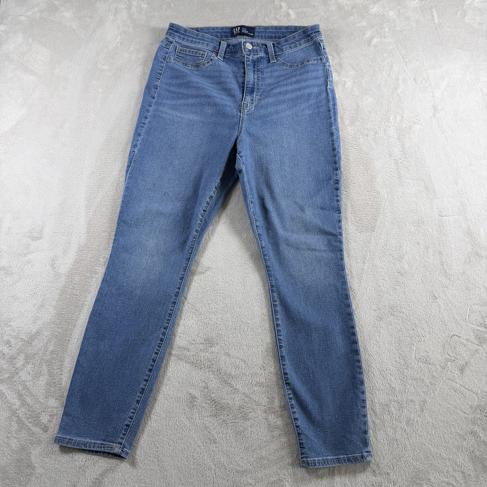 Gap High Rise Favorite Jegging Women 10/30 Blue Stretch Skinny Jeans